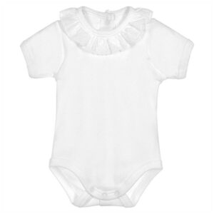 Babidu frill collar vest